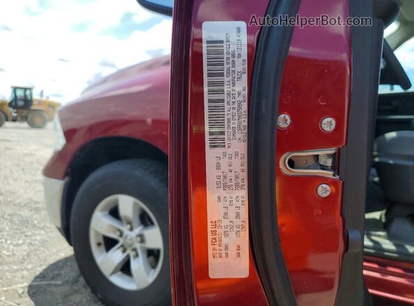 1C6RR6KMXKS750942 2019 RAM 1500 Burgundy 