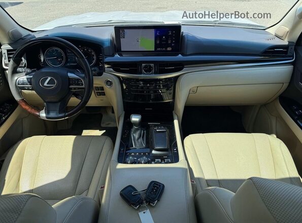 JTJHY7AX2J4263193 2018 LEXUS LX White 