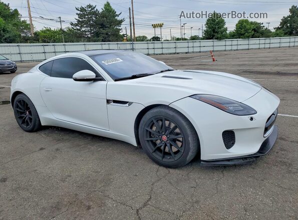 SAJDD1GX5JCK53914 2018 JAGUAR F-TYPE Белый Вид спереди