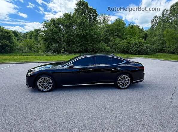 JTHD51GF1M5008943 2021 LEXUS LS Black VIN sticker view