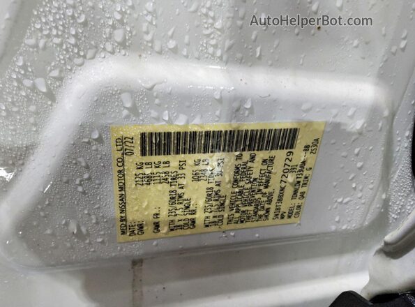 5N1BT3BBXNC720729 2022 NISSAN ROGUE Белый Вид наклейки с VIN-кодом