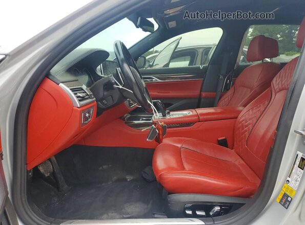 WBA7J2C50JG938391 2018 BMW 7 SERIES Silver Vista del salpicadero
