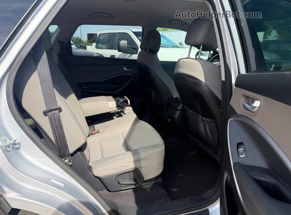 KM8SMDHF3HU179406 2017 HYUNDAI SANTA Silver 