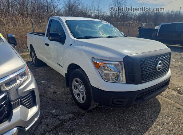 1N6AA1R70KN521908 2019 NISSAN TITAN White Դիմացի տեսք