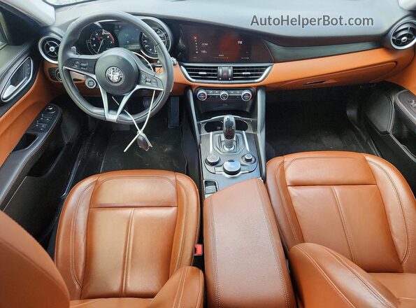 ZARFAEDN6H7550466 2017 ALFA ROMEO GIULIA Синий Вид щитка приборов