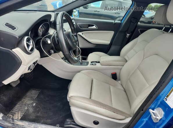 WDCTG4GBXGJ188449 2016 MERCEDES-BENZ GLA Blue წინა პანელის ხედი