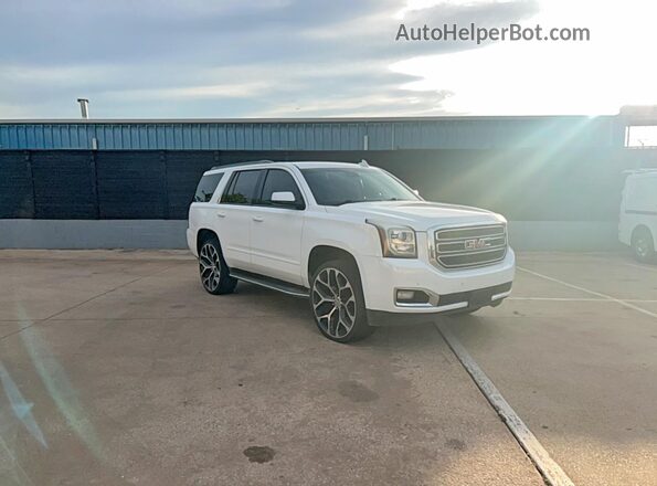1GKS1BKC9HR134333 2017 GMC YUKON White Trasero izquierdo