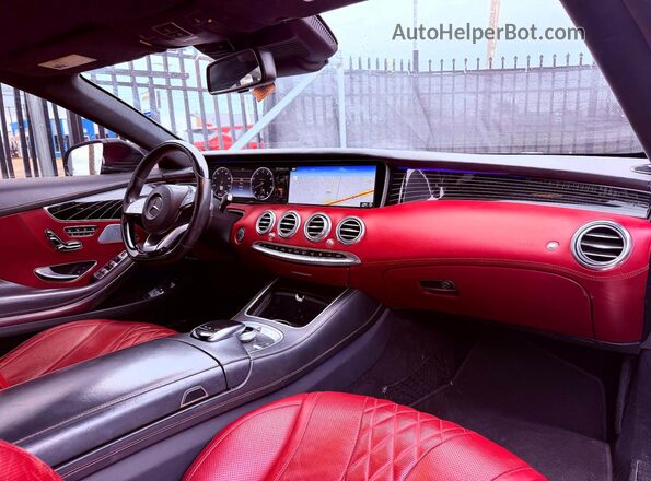 WDDXK8CB9HA018366 2017 MERCEDES-BENZ S Черный Вид задних сидений