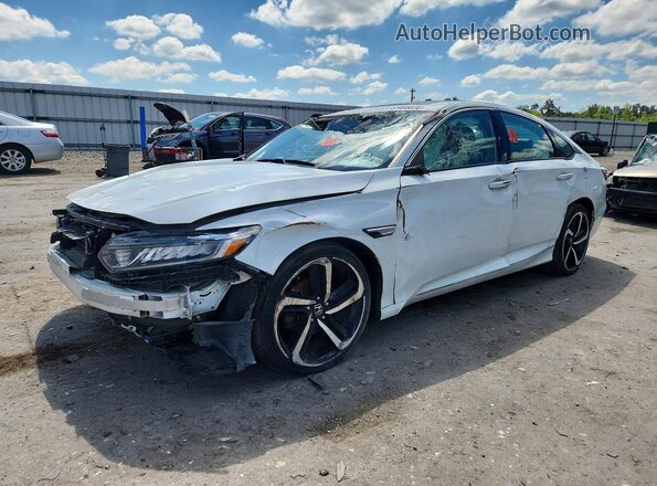 1HGCV1F56JA042175 2018 HONDA ACCORD White 