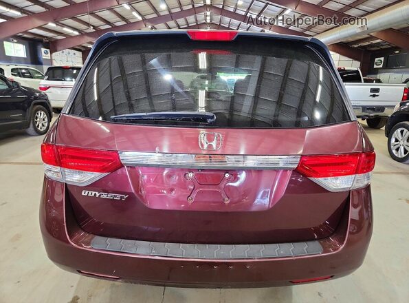 5FNRL5H6XGB122655 2016 HONDA ODYSSEY Burgundy 