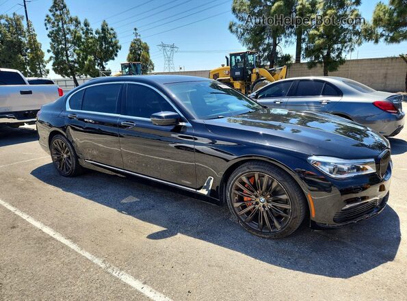 WBA7F0C59GGM20875 2016 BMW 7 SERIES Black Front view