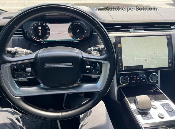 SALKP9E76PA013511 2023 LAND ROVER RANGE ROVER Black Dashboard view