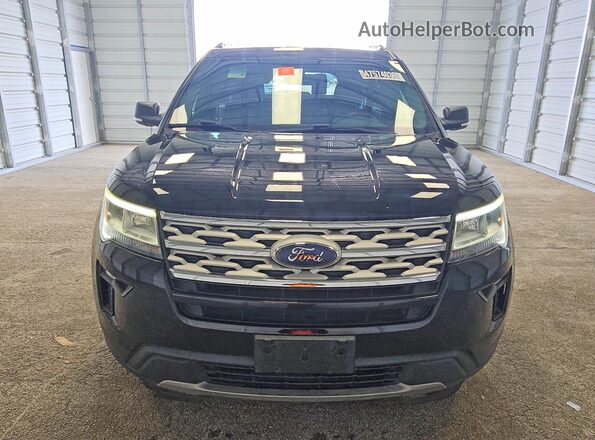 1FM5K8D89KGA61822 2019 FORD FORD EXPLORER Black Widok z przodu