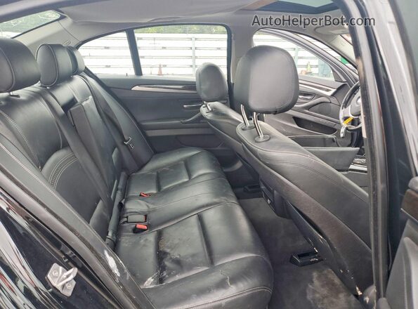 WBA5B1C53GG130446 2016 BMW 5 SERIES Silver Rear interior view