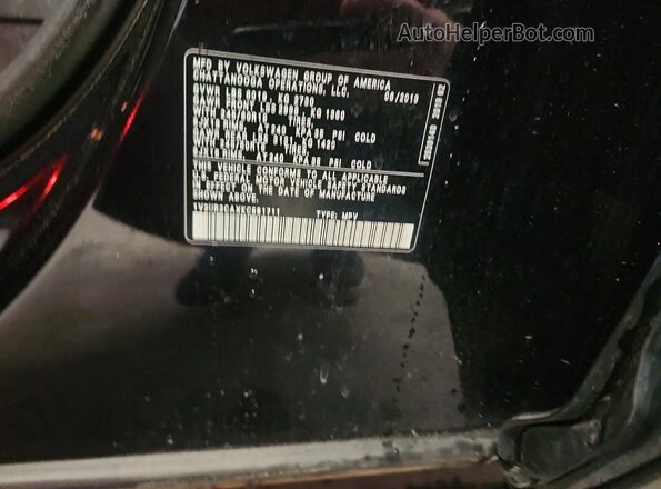 1V2UR2CAXKC581711 2019 VOLKSWAGEN ATLAS Black 