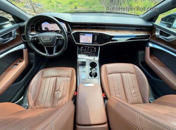 WAUR2AF25KN053408 2019 AUDI A7 Black Widok zestawu wskaźników