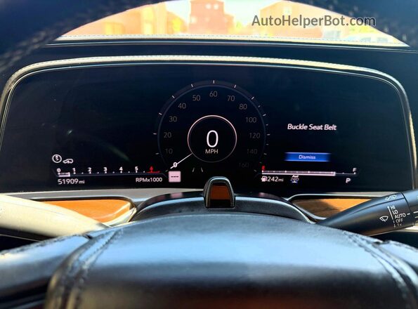 1GYS4RKL0MR402945 2021 CADILLAC ESCALADE Черный Вид щитка приборов