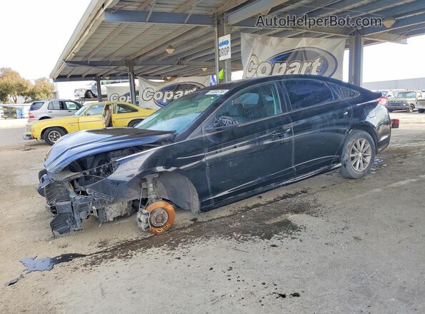 5NPE24AF3KH749620 2019 HYUNDAI SONATA Black Trasero izquierdo