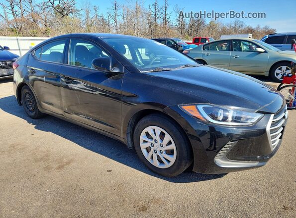 5NPD74LF6JH234670 2018 HYUNDAI ELANTRA Black Przód prawy