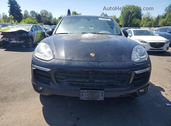 WP1AB2A24GLA93235 2016 PORSCHE CAYENNE Черный Вид сзади