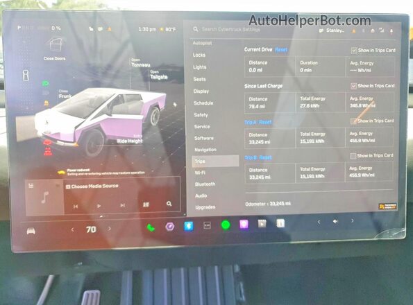7G2CEHED3SA077646 2025 TESLA CYBERTRUCK Silver Widok tylnych siedzeń