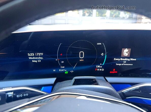 3GYK3BMR3SS224163 2025 CADILLAC OPTIQ White Вид щитка приладів