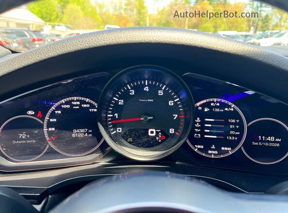WP1AA2AY2KDA00870 2019 PORSCHE CAYENNE White Widok deski rozdzielczej