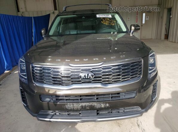 5XYP64HC1MG143526 2021 KIA TELLURIDE Green 
