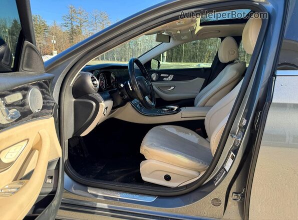 WDDZH6GB9HA239374 2017 MERCEDES-BENZ E Gray 
