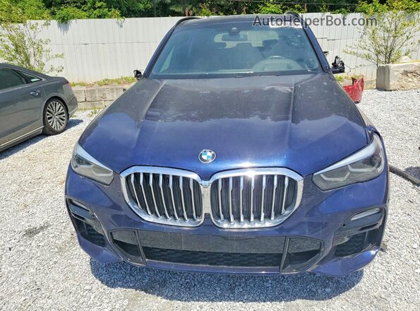 5UXCR6C54KLL36280 2019 BMW X5 Blue უკანა ხედი