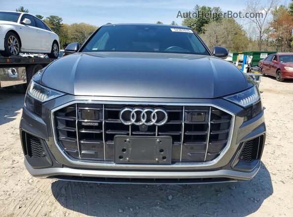 WA1FVAF12LD009176 2020 AUDI Q8 Gray Rear view