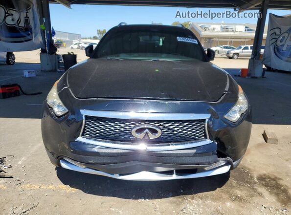 JN8CS1MU0HM144151 2017 INFINITI QX70 Black Widok z tyłu