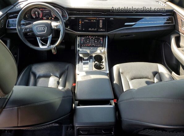 WA1EVAF12KD040521 2019 AUDI Q8 Black ხელსაწყოთა პანელის ხედი