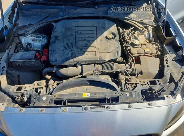 SADCJ2FX1JA265892 2018 JAGUAR F-PACE Silver ძრავის განყოფილების ხედი