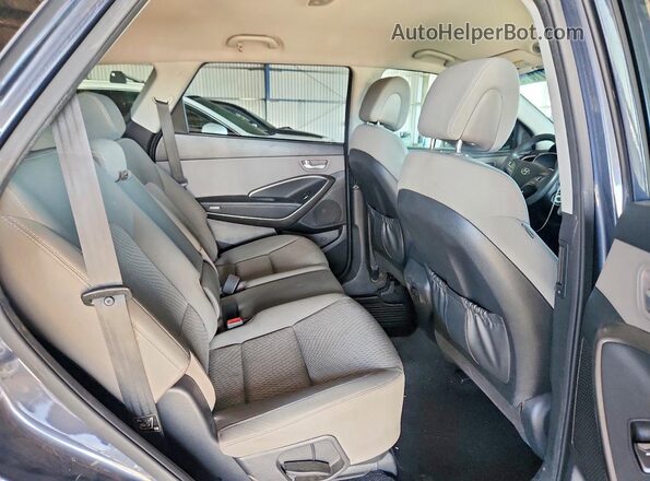 KM8SM4HF3HU191300 2017 HYUNDAI SANTA FE Gray 