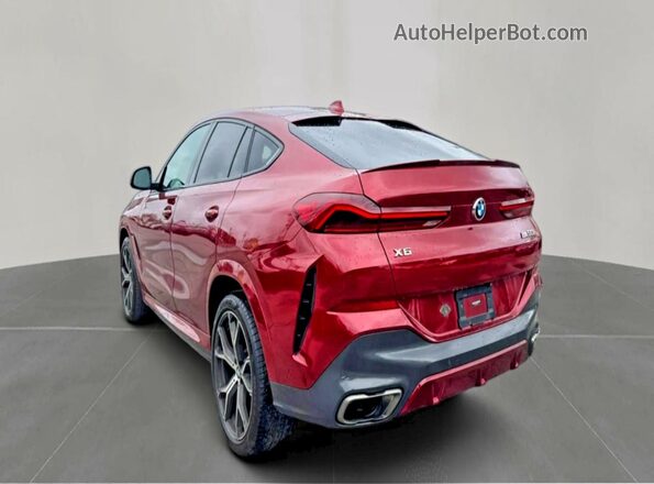 5UXCY8C09M9E51267 2021 BMW X6 Burgundy 