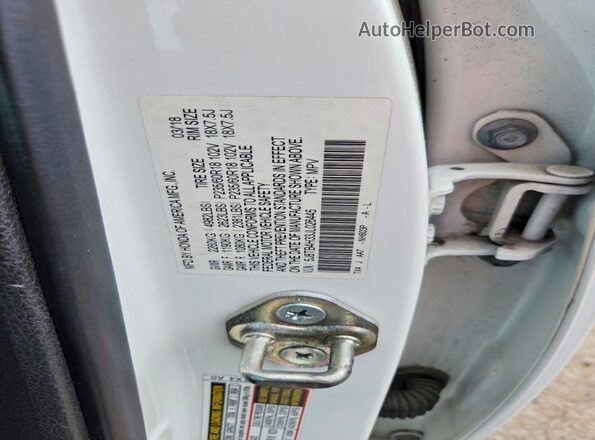 5J8TB4H33JL026445 2018 ACURA RDX White 