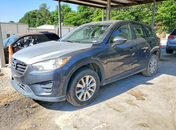 JM3KE2BY6G0832131 2016 MAZDA CX-5 Gray Tył lewy