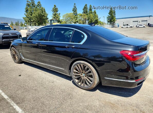 WBA7F0C59GGM20875 2016 BMW 7 SERIES Black Rear right