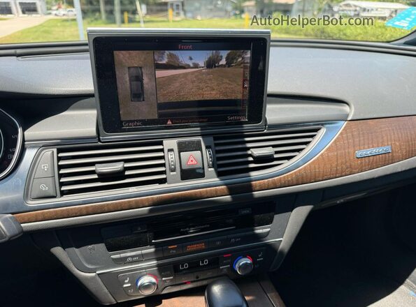 WAUJGAFCXGN100544 2016 AUDI A6 Gray Vista del compartimento del motor