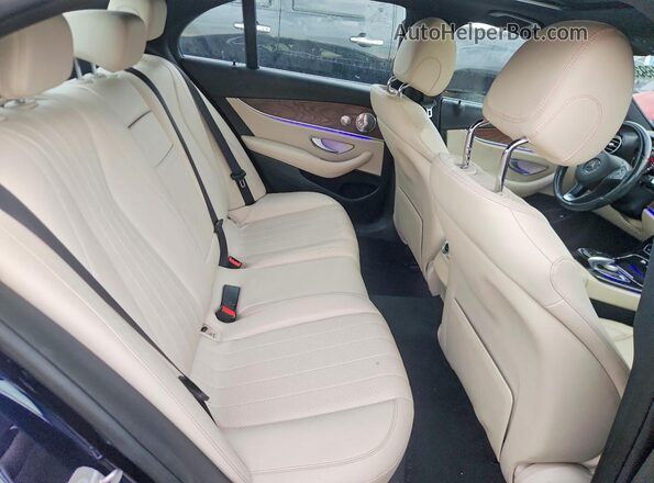 WDDZF4JBXHA081873 2017 MERCEDES-BENZ E Синий Вид задней части салона