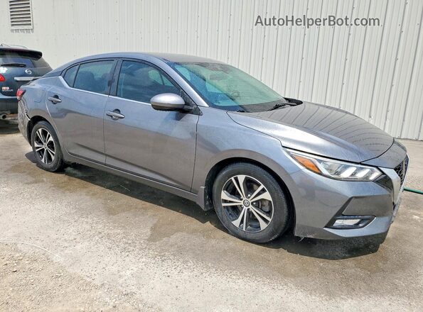 3N1AB8CV9MY220966 2021 NISSAN SENTRA Gray 
