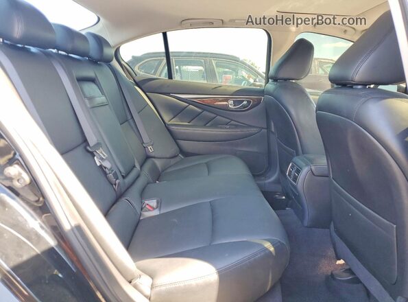 JN1EV7AR4JM440247 2018 INFINITI Q50 Black Սալոնի հետևի տեսք