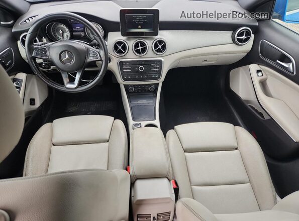 WDCTG4GBXGJ188449 2016 MERCEDES-BENZ GLA Blue ხელსაწყოთა პანელის ხედი