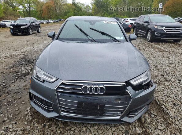 WAUENAF47HN023066 2017 AUDI A4 Gray Вид ззаду