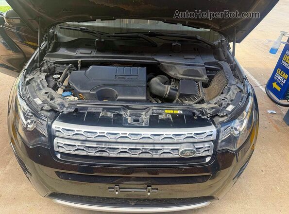 SALCR2RX3JH749904 2018 LAND ROVER DISCOVERY Black Widok deski rozdzielczej