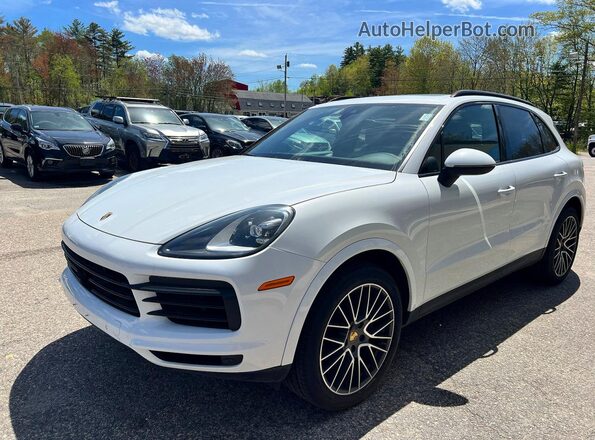 WP1AA2AY2KDA00870 2019 PORSCHE CAYENNE White Tył lewy