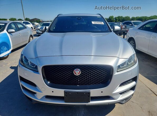 SADCJ2FX1JA265892 2018 JAGUAR F-PACE Silver უკანა ხედი