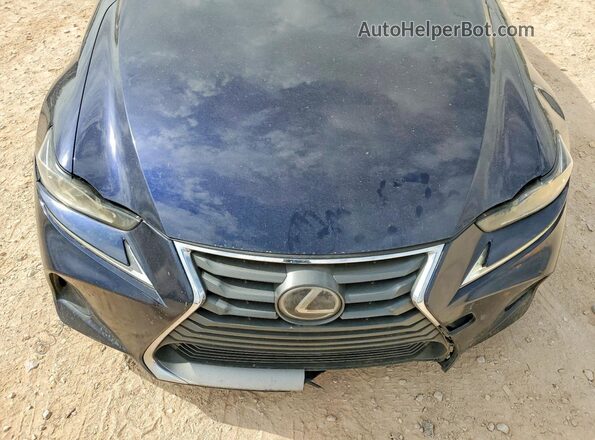 JTHBA1D25K5093643 2019 LEXUS IS Blue Engine compartment view
