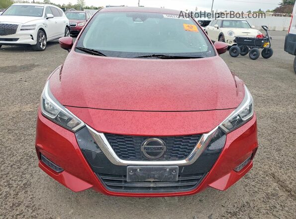 3N1CN8EV6LL804184 2020 NISSAN VERSA Red 